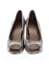 Stuart Weitzman Animal Print Silver Tan Heels Size 8 1/2 (narrow) - photo 2
