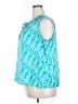 Coldwater Creek 100% Polyester Teal Sleeveless Blouse Size 2X - photo 5