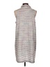 Akemi + Kin Tweed Silver Casual Dress Size L - photo 2