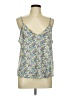Shein 100% Polyester Silver Sleeveless Top Size L - photo 1