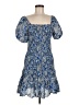 MNG Paisley Blue Cocktail Dress Size 6 - photo 1