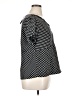 WD.NY Polka Dots Black Short Sleeve Blouse Size 1X - photo 4