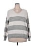 Knox Rose Stripes Gray Pullover Sweater Size XXL - photo 1