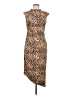 ASOS Animal Print Brown Cocktail Dress Size 8 - photo 1
