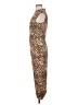 ASOS Animal Print Brown Cocktail Dress Size 8 - photo 5