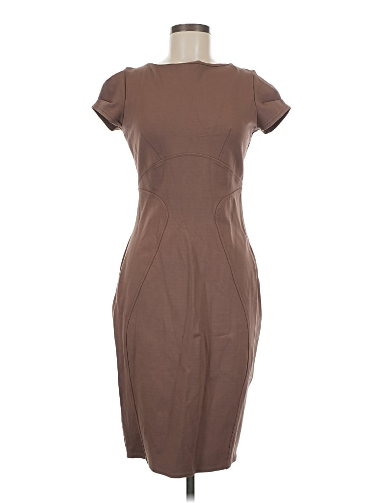 Pre-owned Closet Casual Dress In Brown