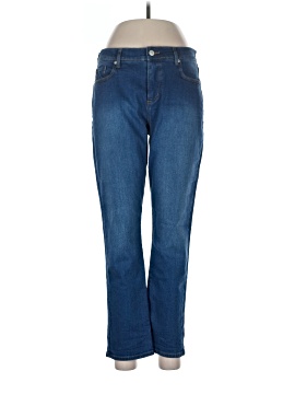 Jean Bleu Délavé Jambes évasées Ann Taylor Loft - Taille 6, Occasion Très Bon état