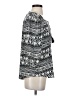 Ezra Print Multi Color Black 3/4 Sleeve Blouse Size M - photo 4