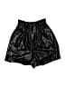 Dazzle 100% Polyester Metallic Black Shorts Size XS - photo 1