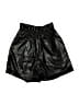 Dazzle 100% Polyester Metallic Black Shorts Size XS - photo 2