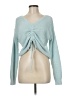 Sincerely Jules Teal Pullover Sweater Size M - photo 1