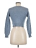 Design History Chevron-herringbone Blue Pullover Sweater Size M - photo 2