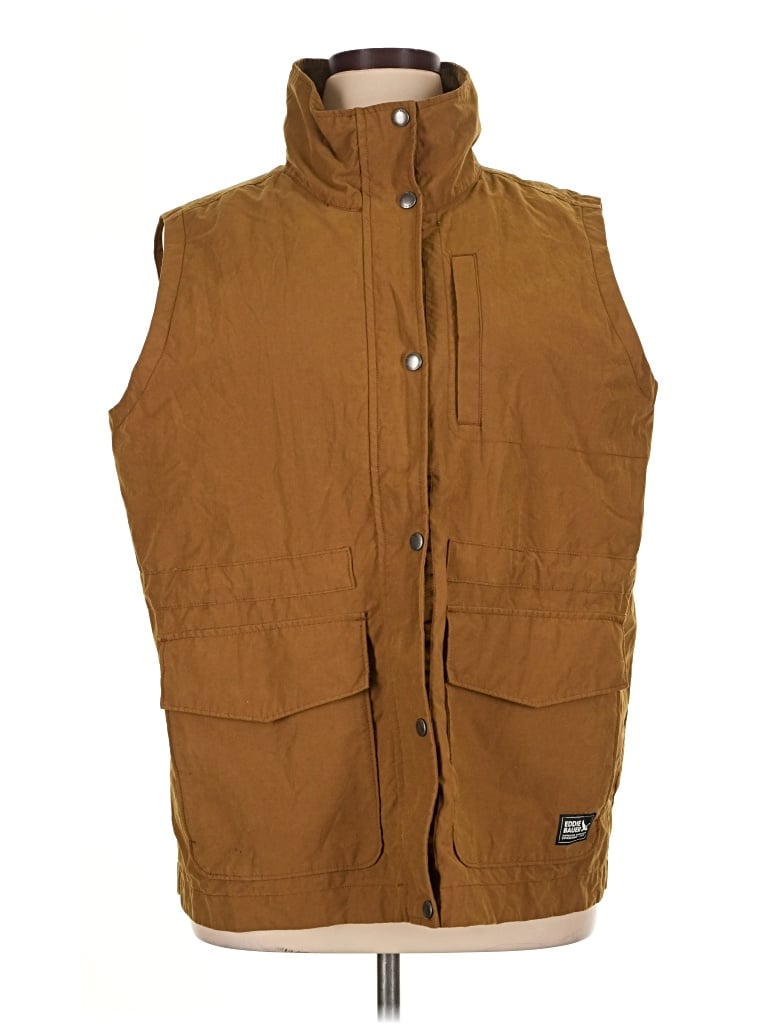 Pre-owned Eddie Bauer Vest In Brown