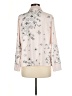 Flora Nikrooz Floral Pink Long Sleeve Blouse Size M - photo 2