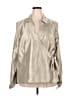 JM Collection 100% Polyester Metallic Gold Jacket Size 22W - photo 1