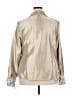 JM Collection 100% Polyester Metallic Gold Jacket Size 22W - photo 2