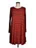 A.gain Stripes Red Casual Dress Size M - photo 1