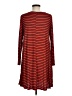 A.gain Stripes Red Casual Dress Size M - photo 2