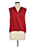 Chelsea28 100% Polyester Red Sleeveless Blouse Size M - photo 1