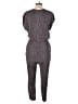 VICI 100% Rayon Tweed Gray Jumpsuit Size L - photo 2