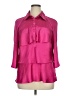 Apostrophe 100% Polyester Pink 3/4 Sleeve Blouse Size XL - photo 1