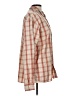 BKE Checkered-gingham Orange Long Sleeve Button-Down Shirt Size L - photo 4