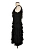 Lynn Ritchie Silver 100% Silk Black Cocktail Dress Size S - photo 5
