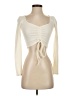 Zara Ivory Long Sleeve Top Size S - photo 1