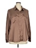 Industry Brown Long Sleeve Blouse Size XL - photo 1