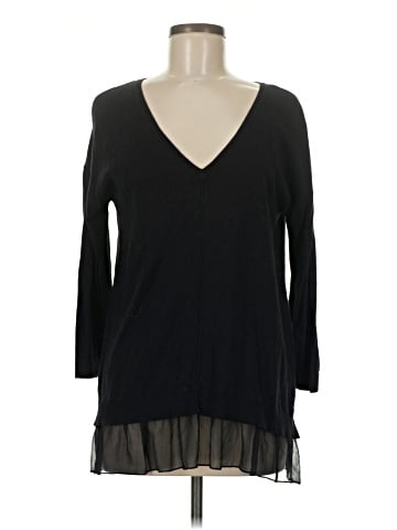 August Silk Pullover Sweater (view 1)