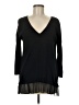 August Silk Black Pullover Sweater Size M - photo 1