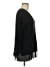 August Silk Black Pullover Sweater Size M - photo 4