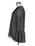 DR2 100% Polyester Gray Long Sleeve Blouse Size S - photo 5