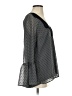 DR2 100% Polyester Gray Long Sleeve Blouse Size S - photo 4