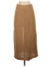 Assorted Brands Solid Brown Casual Skirt Size XS - photo 1