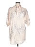 Shein Ivory Pink 3/4 Sleeve Blouse Size 12 - photo 1