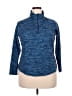St. John's Bay 100% Polyester Blue Pullover Sweater Size L (petite) - photo 1