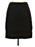 Unbranded Solid Black Casual Skirt Size XS - photo 1