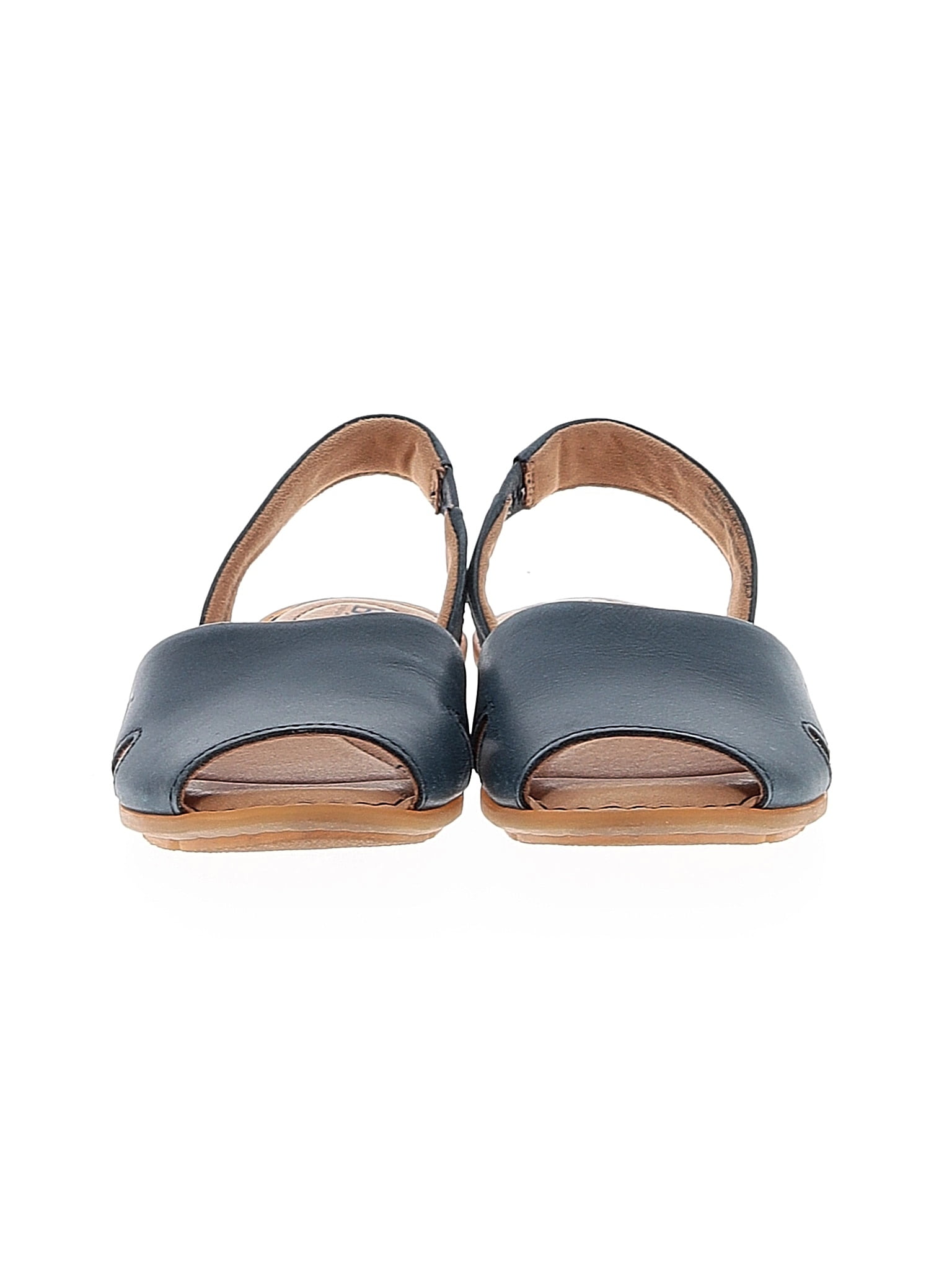 Topshop - Annie - Sabots en cuir véritable avec boucle - Chocolat