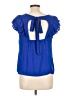 Shein 100% Polyester Blue Short Sleeve Blouse Size L - photo 2