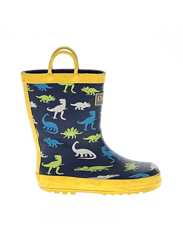 Pre-owned Assorted Brands Kids' Rain Boots In Blue