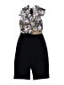 Self-Portrait Graphic Black Romper Size 0 - photo 1