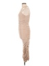 Chrysanthemum Tan Cocktail Dress Size L - photo 5