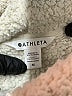 Athleta 100% Polyester Silver Faux Fur Jacket Size M - photo 6