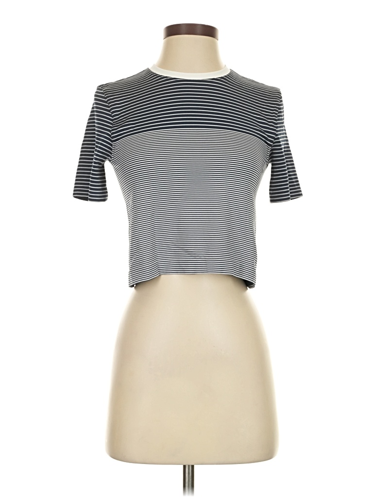 Pre-owned Lululemon Athletica Short Sleeve Turtleneck In Gray