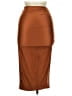 Shein Solid Brown Formal Skirt Size 2 - photo 1
