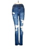 Assorted Brands 100% Cotton Hearts Blue Jeans Size 0 - photo 1