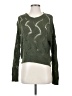 Staring at Stars 100% Acrylic Chevron-herringbone Green Pullover Sweater Size XS - photo 1