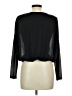 Express 100% Polyester Black Long Sleeve Top Size M - photo 2