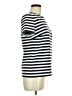 MICHAEL Michael Kors Stripes Black Short Sleeve Top Size M - photo 4